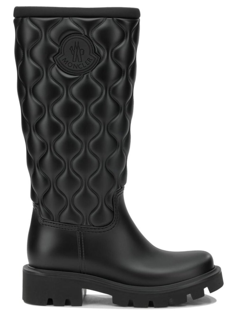 Moncler Kickstream Quilt Rain Boots IT 38 Women